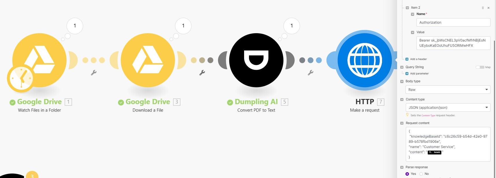 How to Add Content to a Knowledge Base Using Dumpling AI’s API