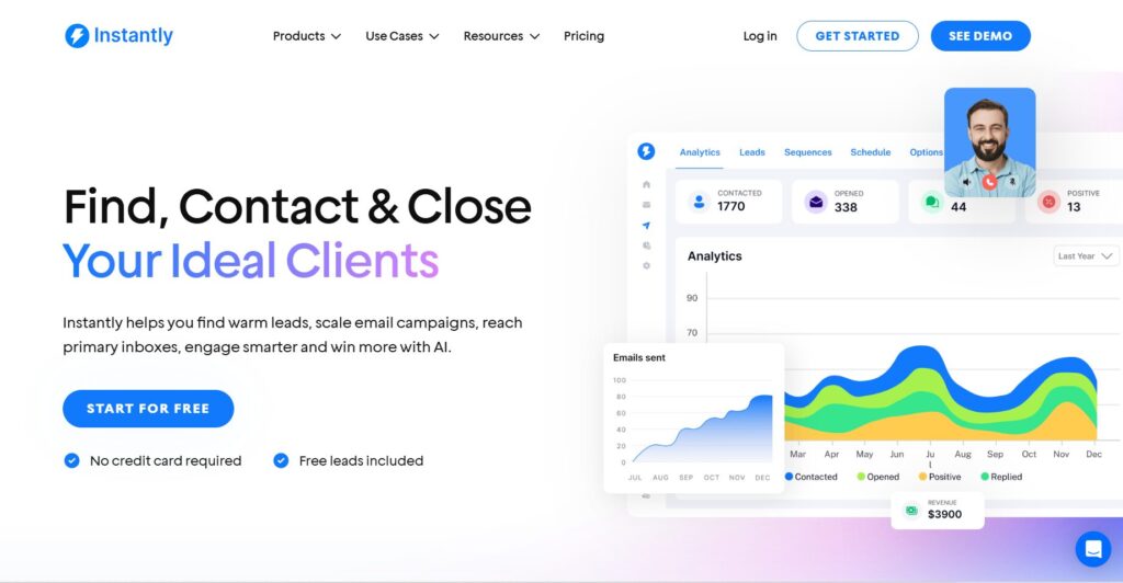 instantly - find contact & close your ideal clients