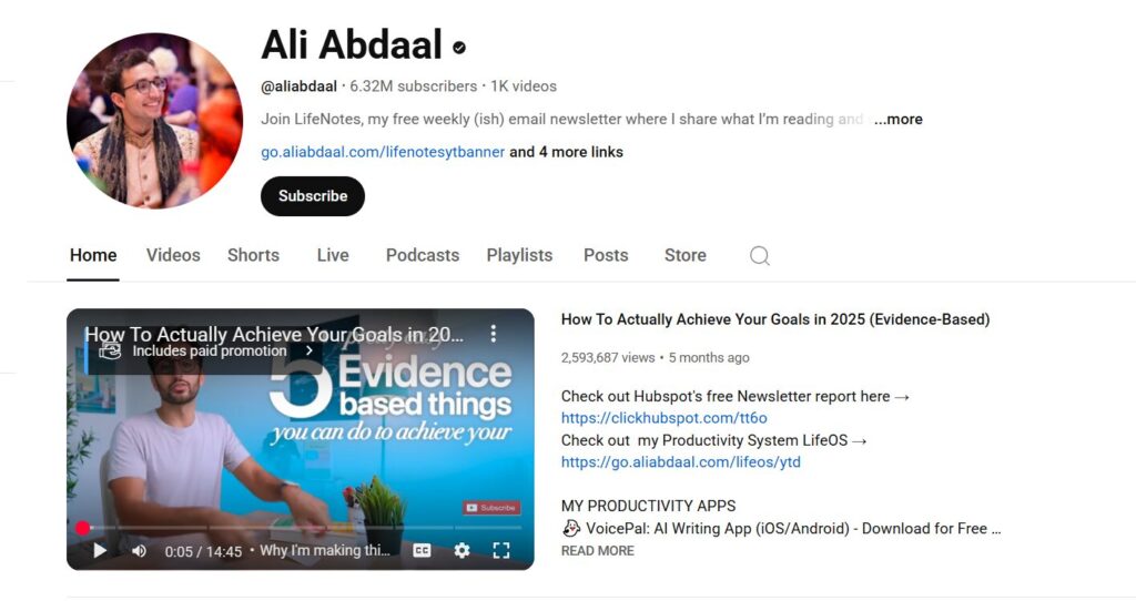 Ali Abdaal 