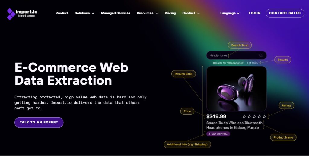 e-commerce web data extraction