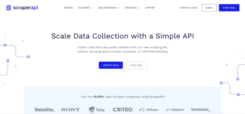 scale data collection with a simple api