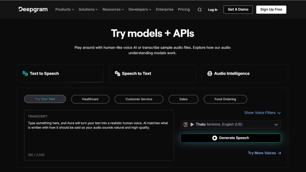 try models + apis