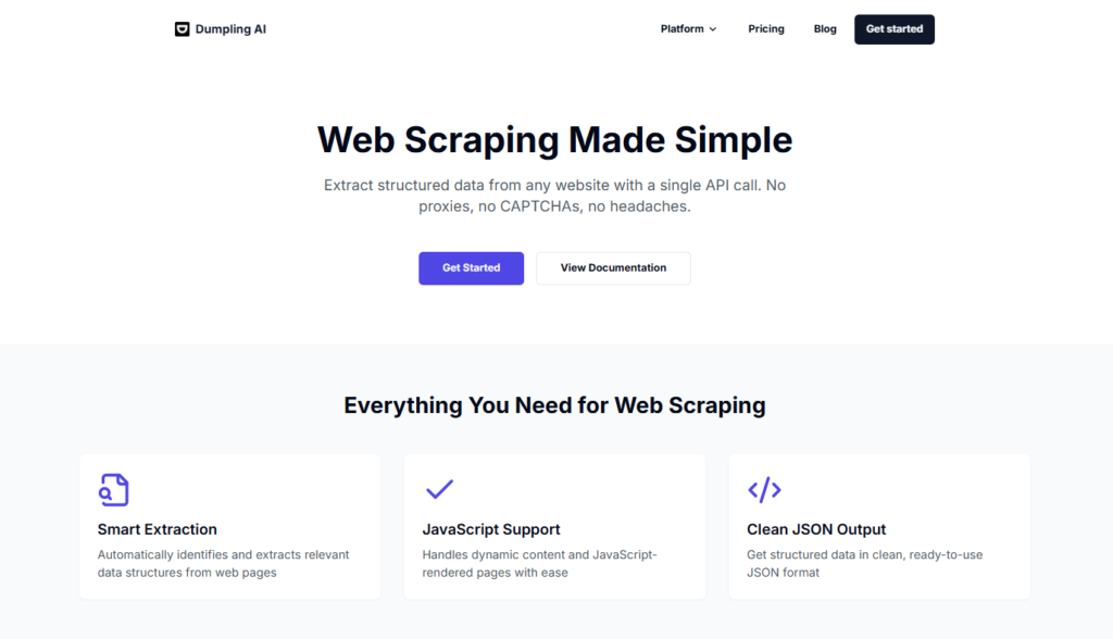 web scraping made simple