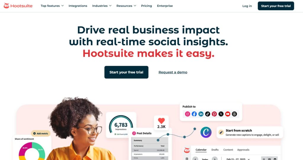 hootsutite social media management tool