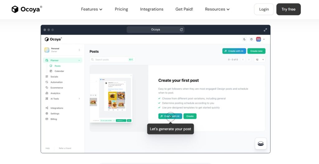 ocoya social media tool