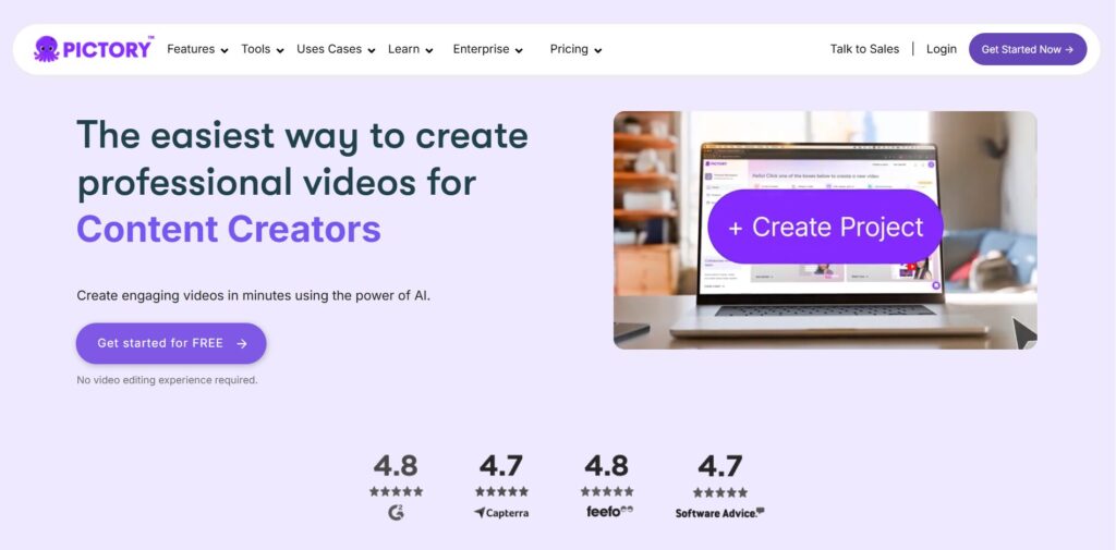 pictory - create professional videos for content creators