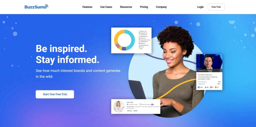buzzsumo - be inspired, stay informed
