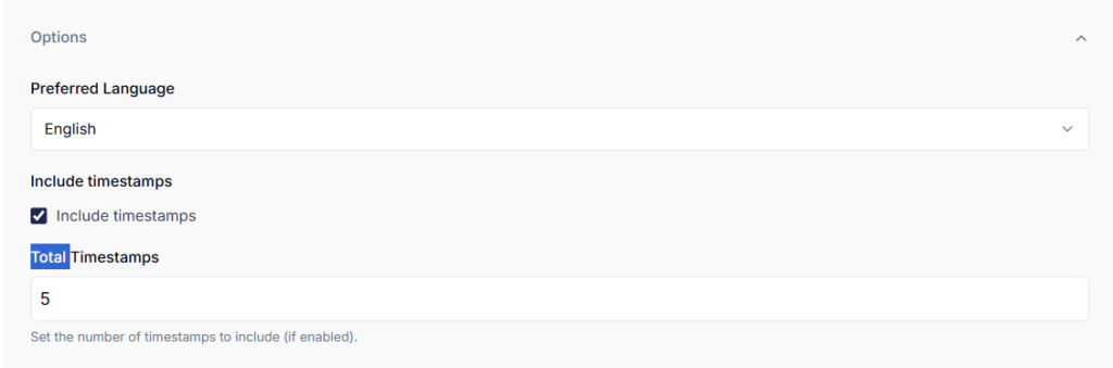 choose your setting(language)