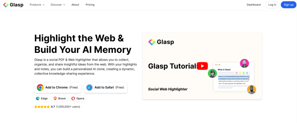 glasp - build your ai memory